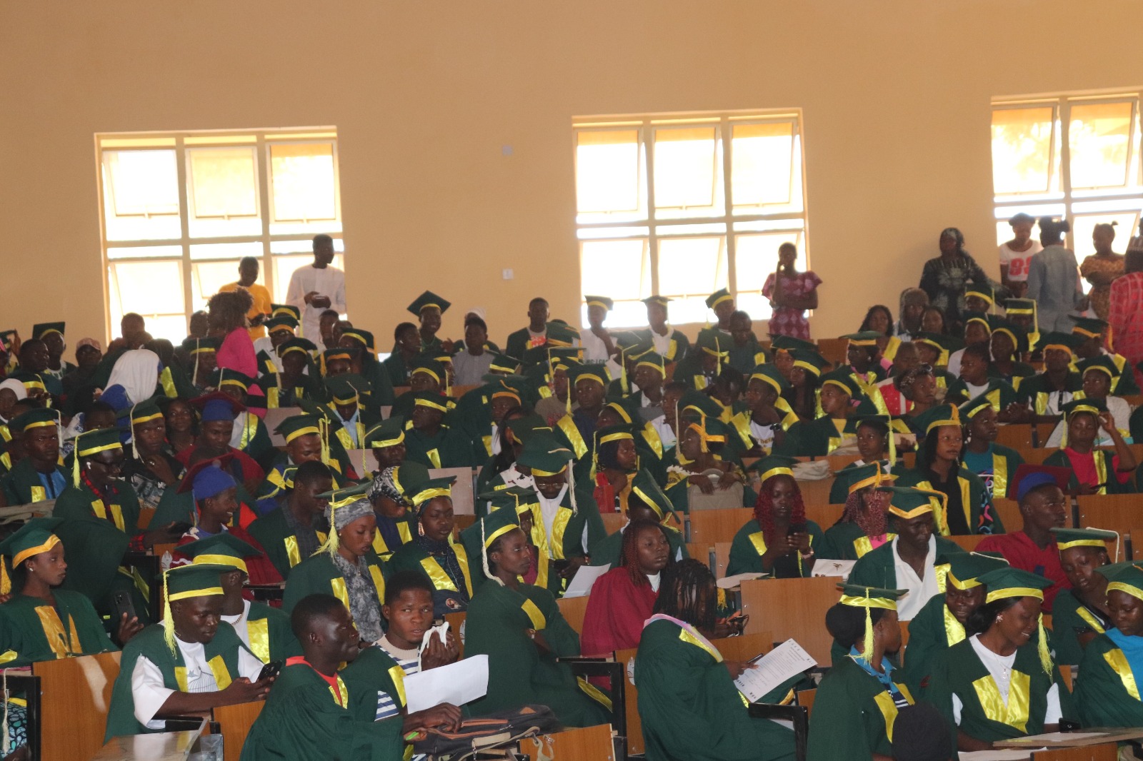 A cross section of NCE1 students at the matriculation